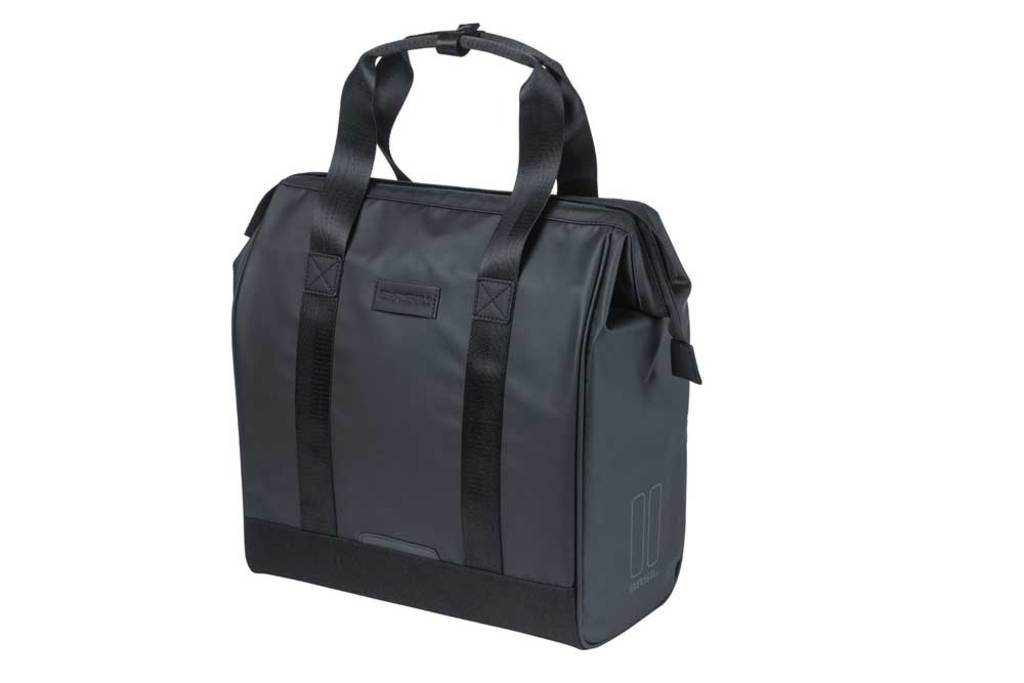 -Shopper Basil Grand Tarpaulin Zwart 23 Liter -Shopper Basil Grand Tarpaulin Zwart 23 Liter